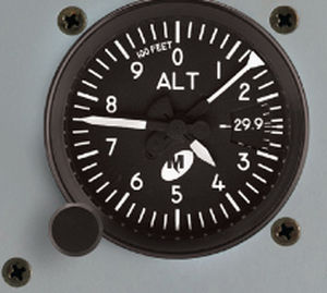 Altimètre analogique - MD15 series - Mid-Continent Instruments & Avionics, Inc. - en pieds ou mètres / 2 pouces / pour avion