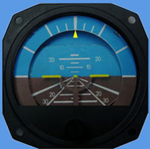 Attitude indicator analogique - Suzhou Changfeng Instruments Co,. Ltd - 3.1 pouces
