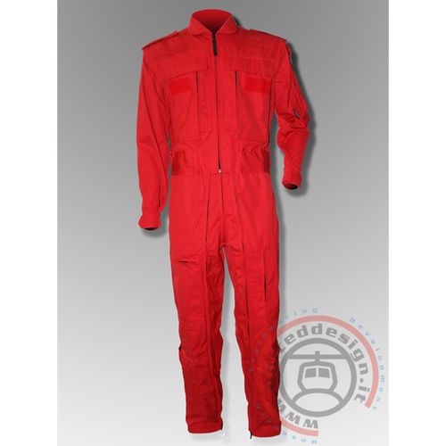 Combinaison pour pilote - FSC-28/ZIP - United Design - mixte / rouge / bleue