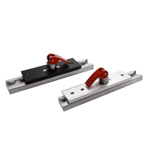 Raccord pour rail aéronautique - 114337 series - allsafe GmbH & Co. KG - rapide / coudé à 45° / en aluminium