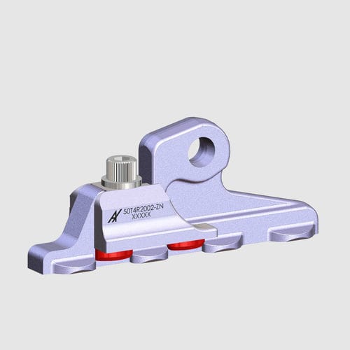 Fixation d'arrimage pour rail aéronautique - 50T 4R2 002 - ATTAX - pour siège / 4 points / aéronautique