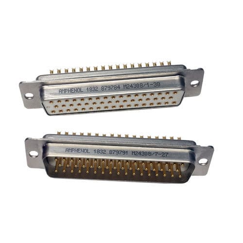 Connecteur de données - MIL-DTL-24308 - Phitek - d'alimentation électrique / pour aéronef / D-Sub