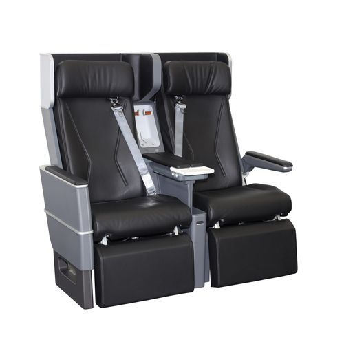 Siège pour cabine d'avion - ZIMprivacy+ - ZIM FLUGSITZ GmbH - pour classe affaires / avec accoudoirs / avec écran intégré