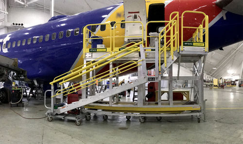 Plateforme d'accés pour avion - ErectaStep - pour le fuselage / mobile