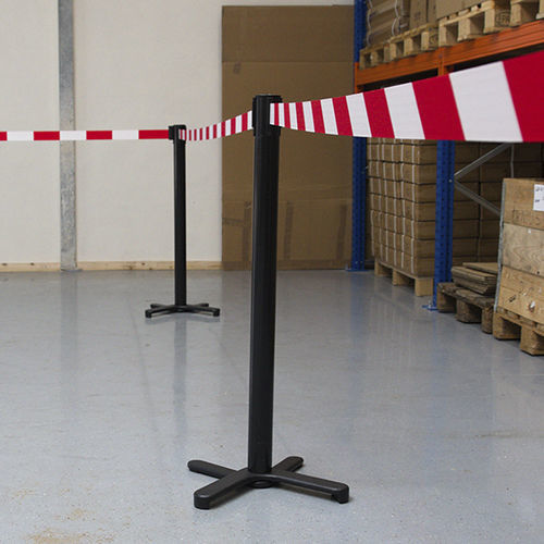 Poteau de guidage à sangle - GLA 10 - RS Guidesystems - à tête plate / pour aéroport