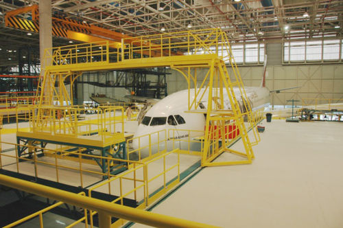 Système de docking pour avion - Excel Industry Co. LLC / DOLL Fahrzeugbau GmbH - pour le nez de l'appareil / à 2 dents