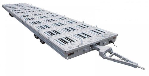 Remorque pour palette - MS 1900 - Miloco GSE International - à 2 essieux / pour le fret aérien / pour aéroport