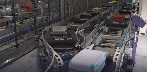 Système de tri à plateau basculant - BTS - DAIFUKU AIRPORT TECHNOLOGIES - pour bagages / pour aéroport
