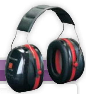 Casque antibruit pour aéroport - KAO-H540A  - HEATHBROOK - pour le ground support