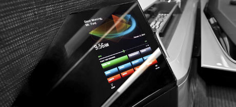 Cabin management system pour avion - Lumin® - Heads Up Technologies - avec divertissement en vol