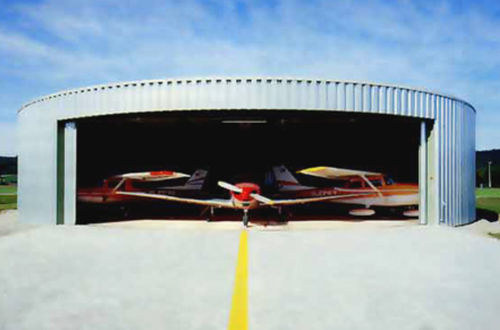 Hangar pour avion - Alto General Aviation Services GmbH - ouvert / pour aéroport