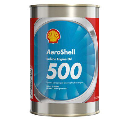 Huile de lubrification - 500 - Shell International Petroleum Company Ltd - pour moteur à turbine