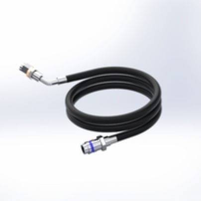 Tuyau flexible pour air - NB485010-2MA - Newbow Aerospace - en caoutchouc / en acier / à haute pression