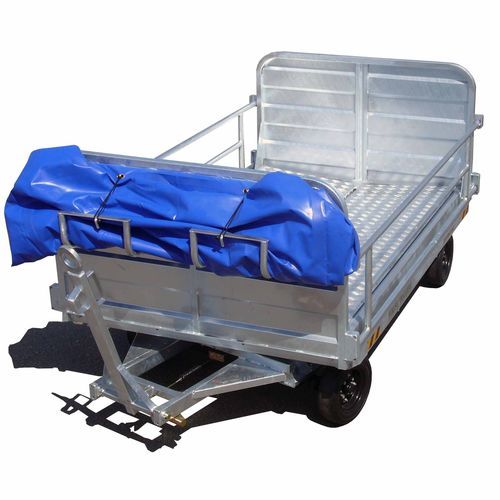 Remorque à bagages pour la piste - AB501 - VIKING TRAILERS INTERNATIONAL - à 4 roues / ouverte / avec bâche