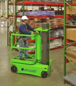 Plateforme élévatrice de maintenance - Vertex - Lift-A-Loft Corporation - à colonne / mono-mât