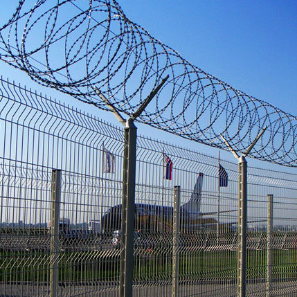 Clôture pour aéroport - Dirickx Groupe - en métal / sécuritaire / à barreaudage
