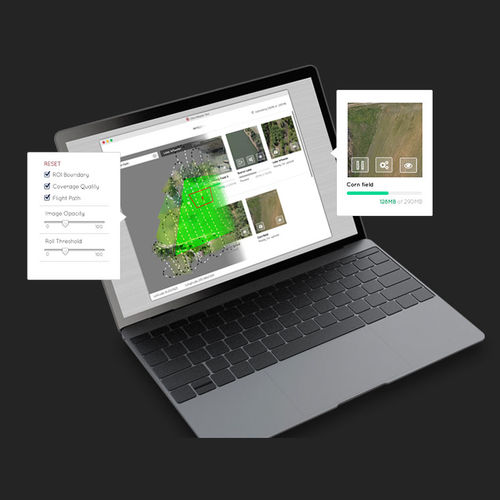 Logiciel de contrôle - PrecisionViewer   - PrecisionHawk - de cartographie / pour drone / temps réel