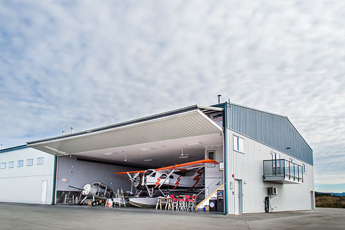 Porte de hangar sectionnelle - Diamond Doors - automatique