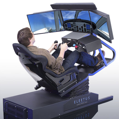 Simulateur de vol - Eleetus - d'entraînement / en cockpit / sur ordinateur