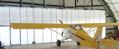 Hangar pour avion - ClearSpan Fabric Structures - pour hélicoptère / ouvert / pour aéroport