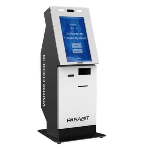 Borne d'enregistrement avec imprimante - Mercury - Parabit Systems - avec lecteur de cartes d'embarquement / murale / pour aéroport
