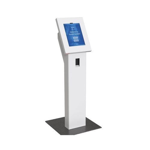 Borne d'enregistrement avec lecteur codes-barres - HERA PEDESTAL - Parabit Systems - avec imprimante / sur pied / self-service