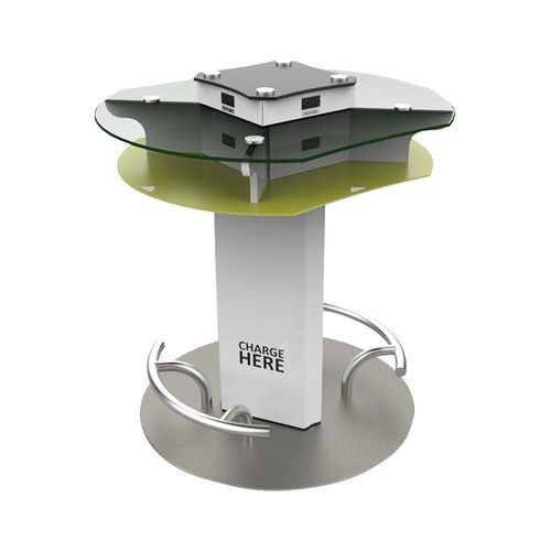 Station de recharge pour aéroport - OCULUS - Parabit Systems - avec table / USB / pour téléphone portable