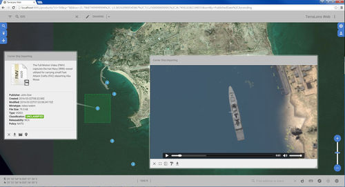 Logiciel de cartographie - TerraLens Web - KONGSBERG GEOSPATIAL - pour l'aéronautique / basé sur le web