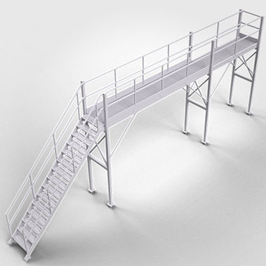Plateforme d'accés pour avion - ALTEC Aluminium Technik GmbH - pour le fuselage / fixe