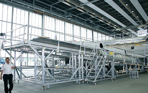 Dock aéronautique pour les ailes - Orion - ALTEC Aluminium Technik GmbH - pour avion / pour les moteurs / mobile