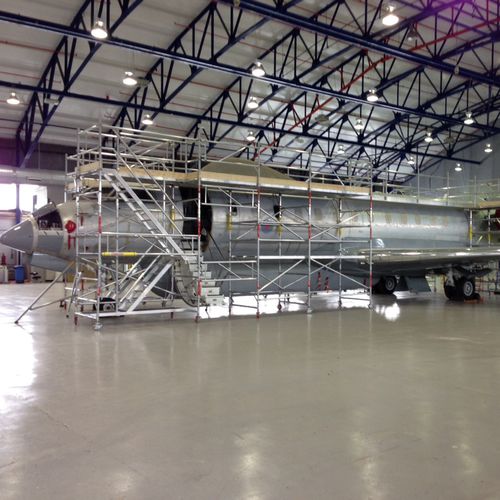 Plateforme d'accés pour avion - JASPER PRODUCTS LTD - pour le fuselage / mobile / fixe