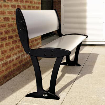 Banc pour aéroport - Alturo™   - Glasdon UK Limited - en métal