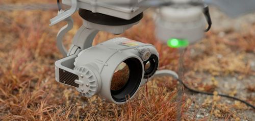 Caméra de vidéosurveillance - Noctis IR - AirRobot - pour drone / stabilisée