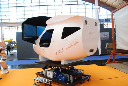 Cabine de simulation de vol - SC07 - BOT-aircraft - d'entraînement / en cockpit