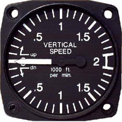 Indicateur de vitesse verticale analogique - UMA Instruments - TSO / pour avion / 2.25 pouces