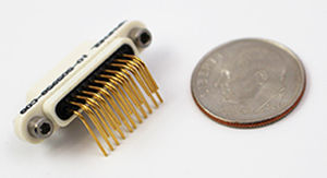 Connecteur micro-D - Amphenol Aerospace - de données / pour aéronef / carte
