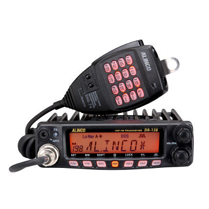 Émetteur-récepteur radio - DR135T/EMkIII - Alinco - VHF / UHF / pour avion