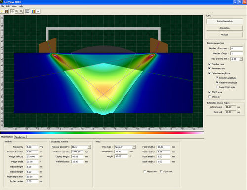 Logiciel de reporting - TecView™ TOFD - TecScan - d'analyse de données / d'acquisition de données / pour l'aéronautique