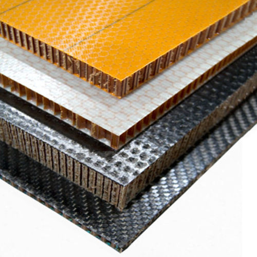 Panneau sandwich en aluminium - EURO-COMPOSITES SA - face en verre / en nid d'abeille / pour l'aéronautique