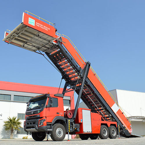 Escalier de secours - VOLKAN FIREFIGHTING COMPANY - télescopique / pour avion