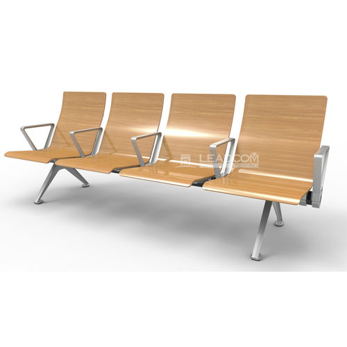 Sièges sur poutre pour aéroport - INFINITE LS-529MF - Leadcom Seating - 4 places / en métal / en bois