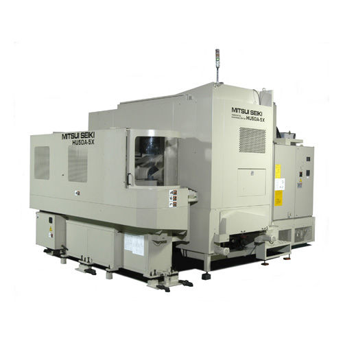 Centre d'usinage 3 axes - HU50A-5X - MITSUI SEIKI KOGYO CO., LTD - 4 axes / horizontal / pour l'aérospatiale