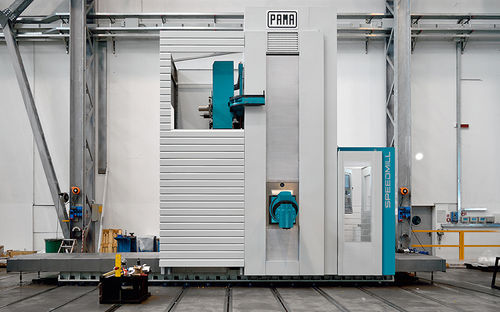 Fraiseuse CNC - SPEEDMILL B - PAMA SPA - horizontale / pour l'aéronautique / 4 axes