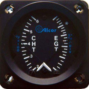 Jauge de température - 46126 - ALCOR - analogique / à carburant / pour avion