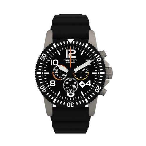 Montre aviator - CO-CH-SS - TRINTEC - chronographe / à quartz