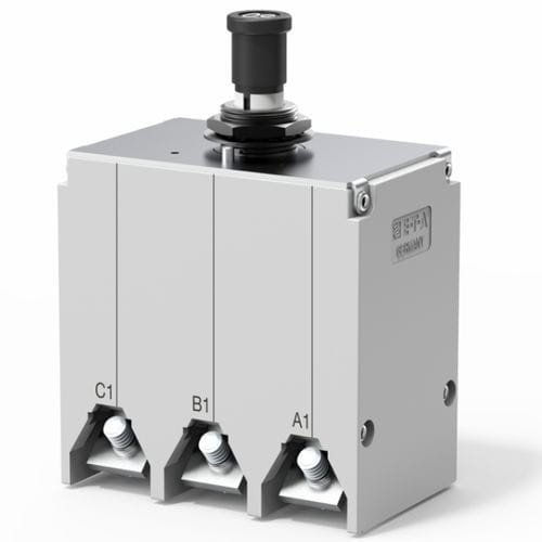 Disjoncteur aérospatial thermique - 5140 series - E-T-A - pour surcharge / manuel / 3 pôles