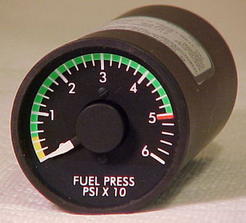 Jauge de pression - 411-10002 - Ahlers Aerospace - analogique / à carburant / pour avion