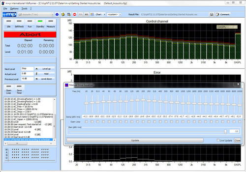 Chambre d'essai acoustique - VibControl   - m+p international  - en vibration / en pression / aéronautique