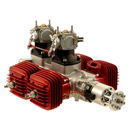 Moteur à pistons 10 - 50ch - 3W-112i B4 CS - 3W-Modellmotoren Weinhold Gmbh - 10 - 50kg / pour avion léger / 4 temps
