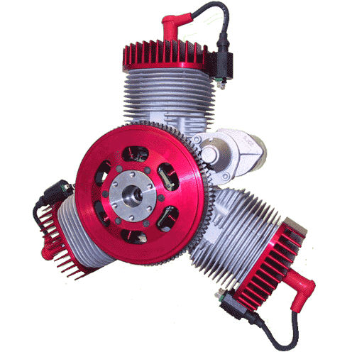 Moteur à pistons 10 - 50ch - SC-430 - Compact Radial Engines - 10 - 50kg / pour pendulaire / 2 temps